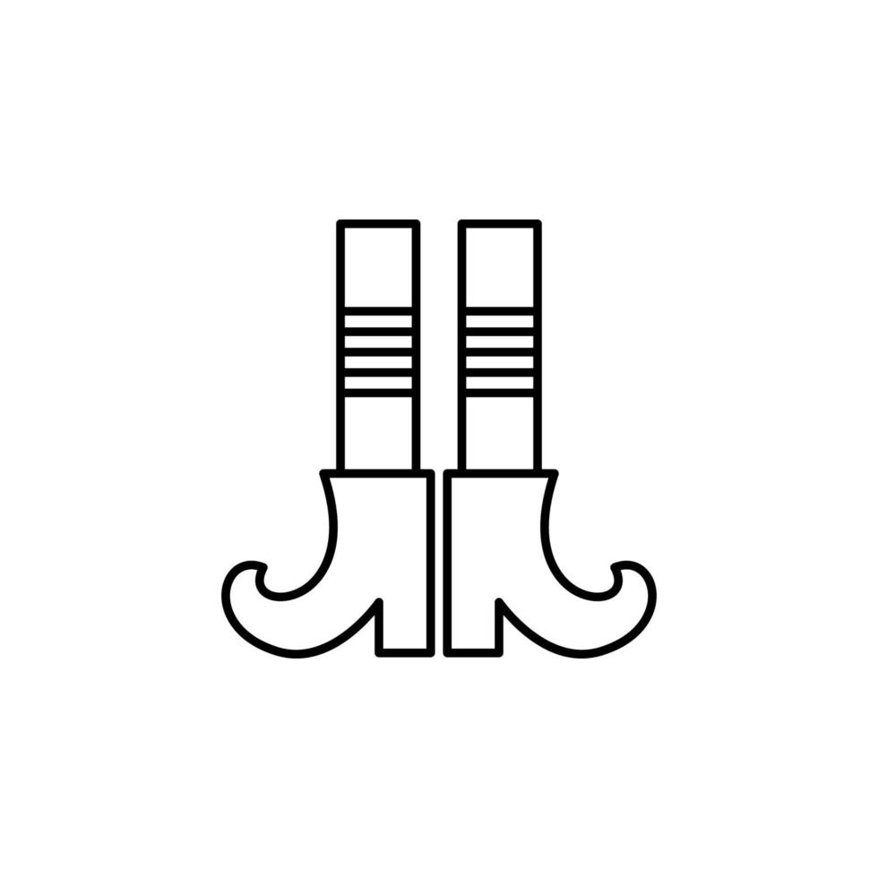 festlich Schuhe Vektor Symbol Illustration