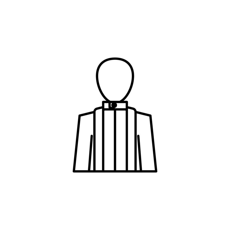 Beerdigung, Priester Vektor Symbol Illustration