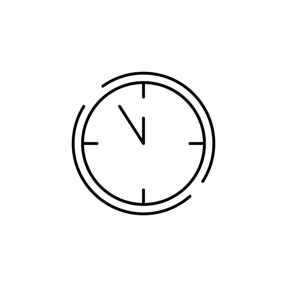 Alarm, Uhr, Datum Vektor Symbol Illustration