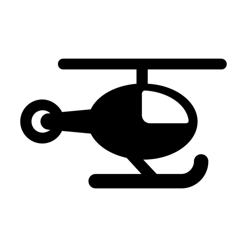 helikopter vektor ikon. flygplan illustration tecken. flyga symbol. flygbolag logotyp isolerat på vit bakgrund.