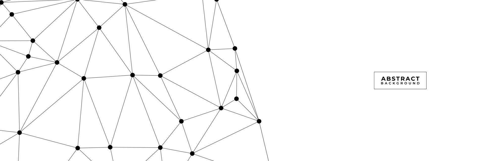 abstrakt Weiß geometrisch Hintergrund mit Dreieck gestalten Muster und molekular vektor