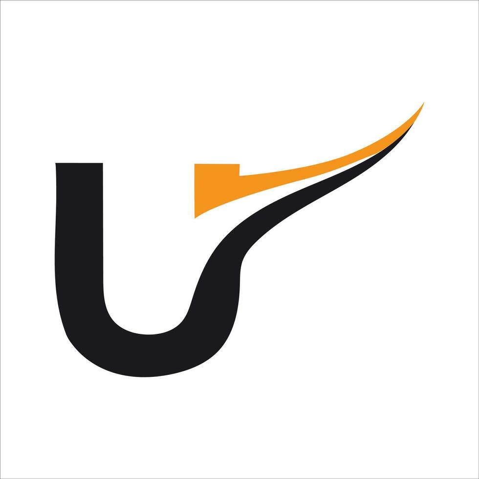 Buchstabe u-Logo-Vektor vektor