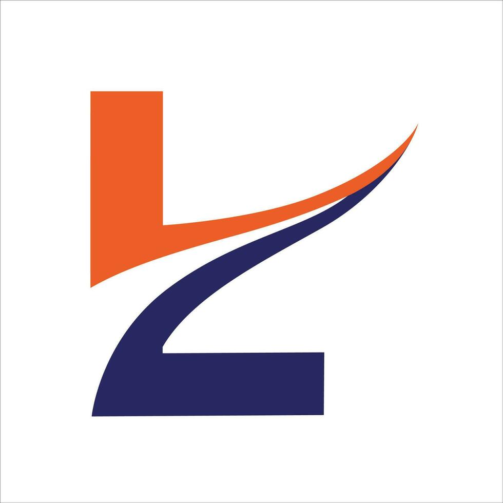 Buchstabe l-Logo-Vektor vektor