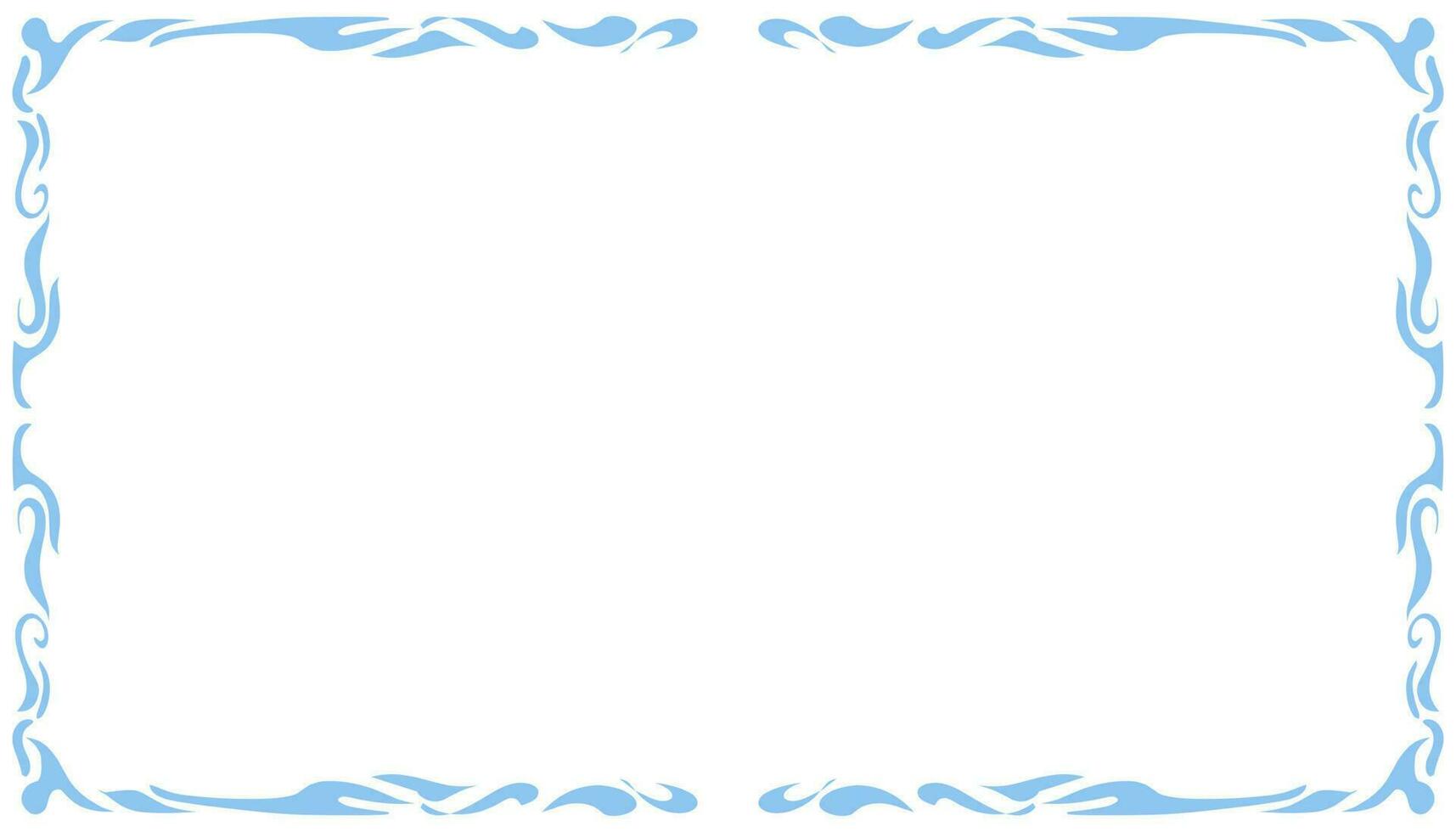 blå abstrakt ram bakgrund illustration vektor
