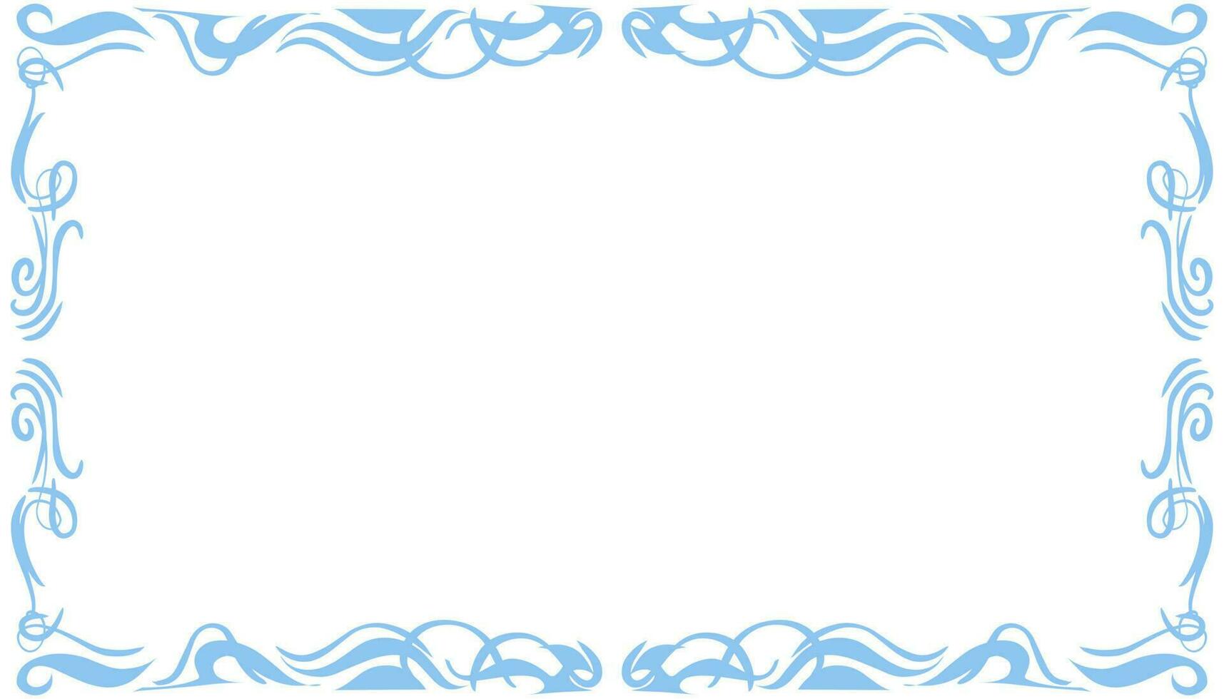 blå abstrakt ram bakgrund illustration vektor