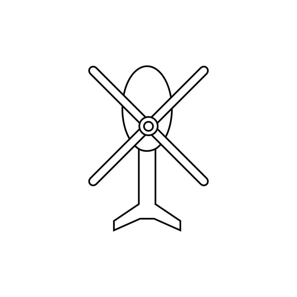 helikopter vektor ikon. flygplan illustration tecken. flyga symbol. flygbolag logotyp isolerat på vit bakgrund.