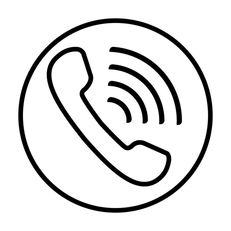 telefon ikon vektor. telefon trendig platt illustration symbol. ring upp tecken eller logotyp. vektor