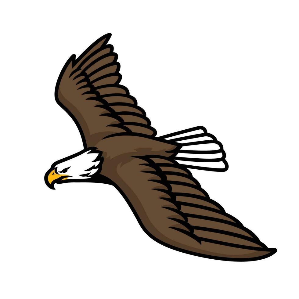 fliegendes Adler-Logo vektor