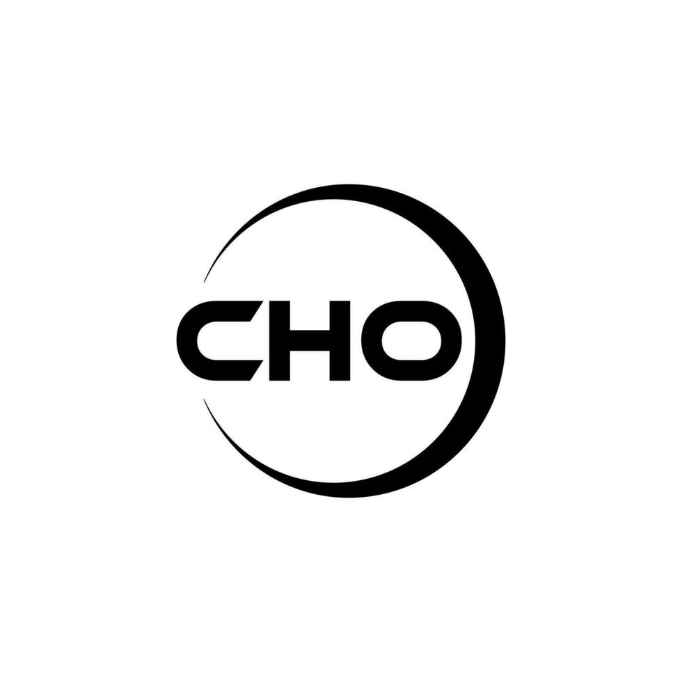 cho Brief Logo Design im Illustration. Vektor Logo, Kalligraphie Designs zum Logo, Poster, Einladung, usw.