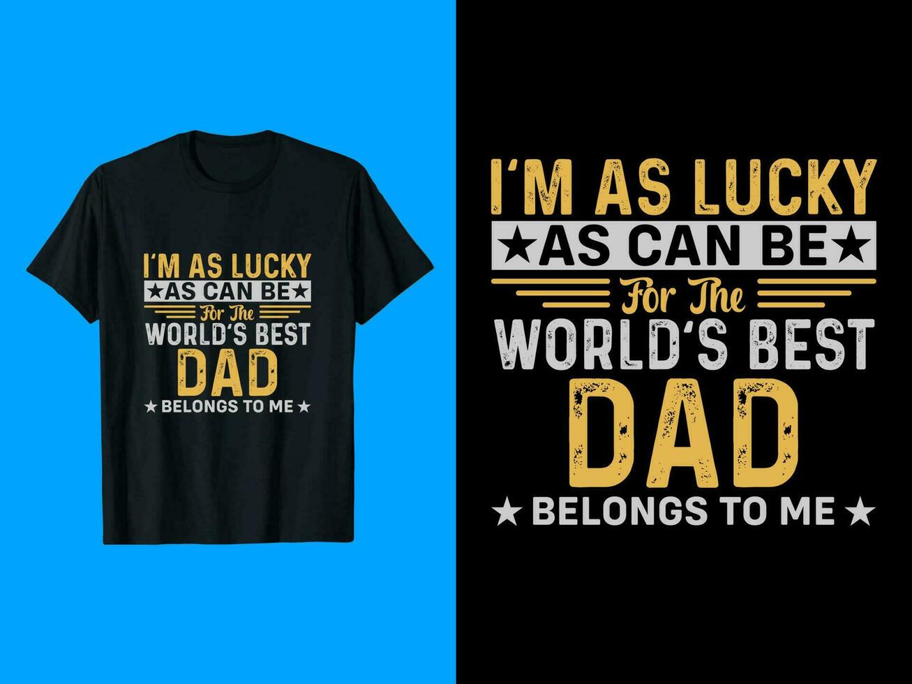 Welt Beste Papa T-Shirt Design vektor