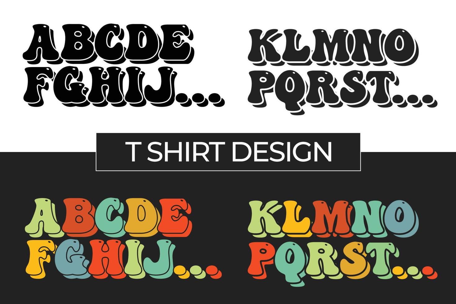 Typografie T-Shirt Design, modisch retro Farbe T-Shirt Design, retro Welle T-Shirt Design, klassisch t Hemd Design vektor