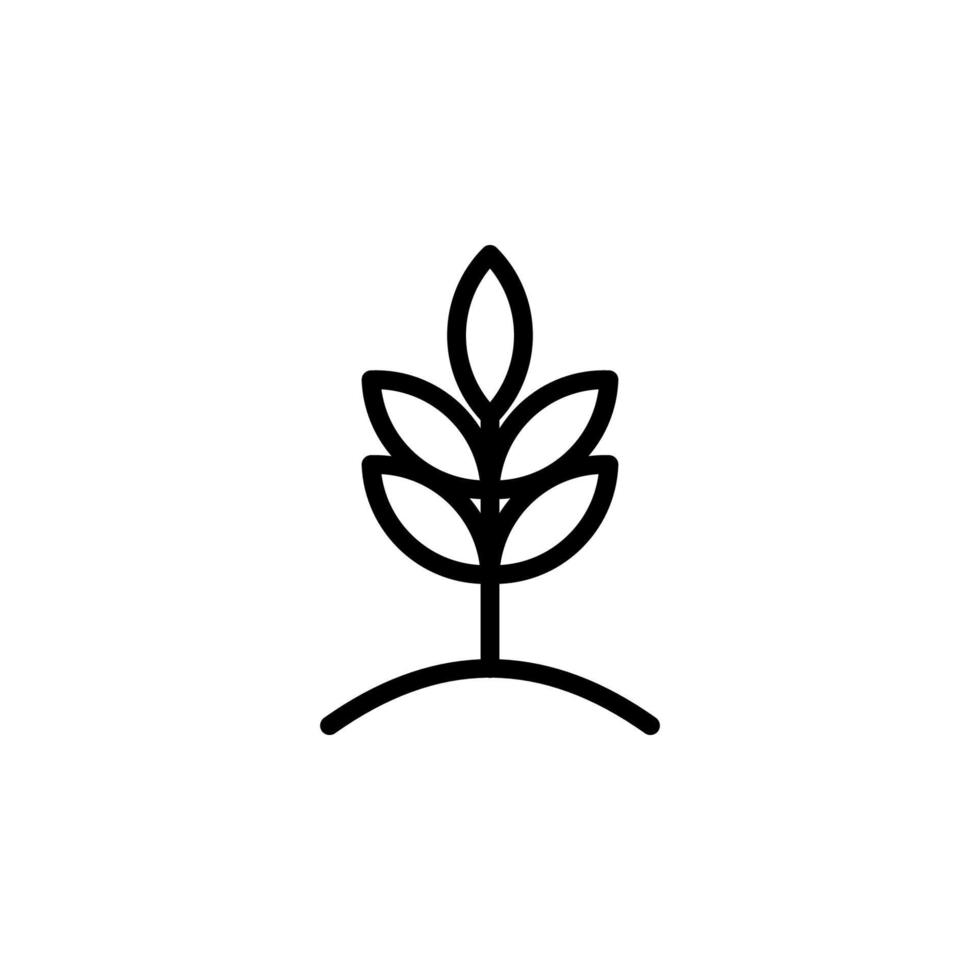 Weizen Vektor Symbol Illustration