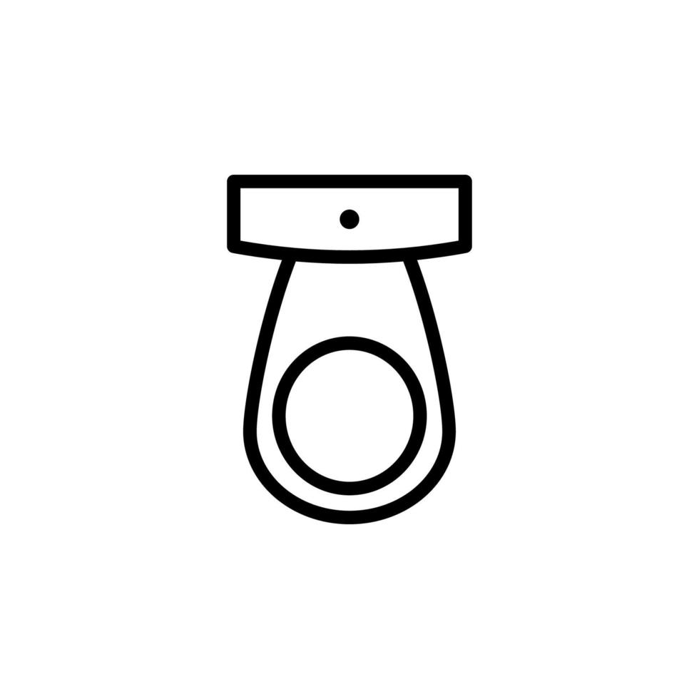 toalett vektor ikon illustration