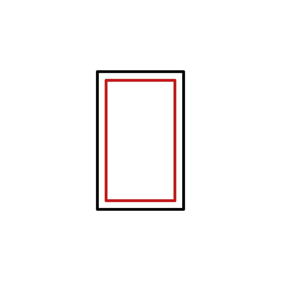 blockera abstrakt vektor ikon illustration