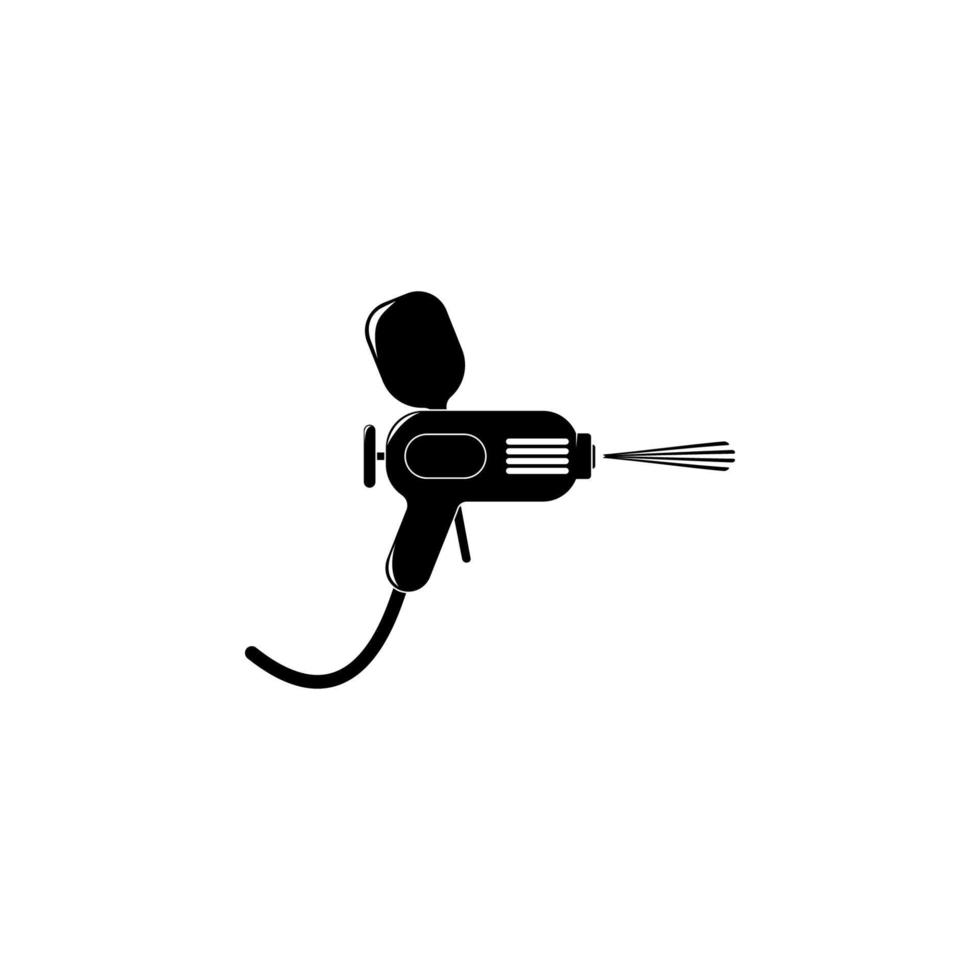 Auto Farbe Gewehr Vektor Symbol Illustration