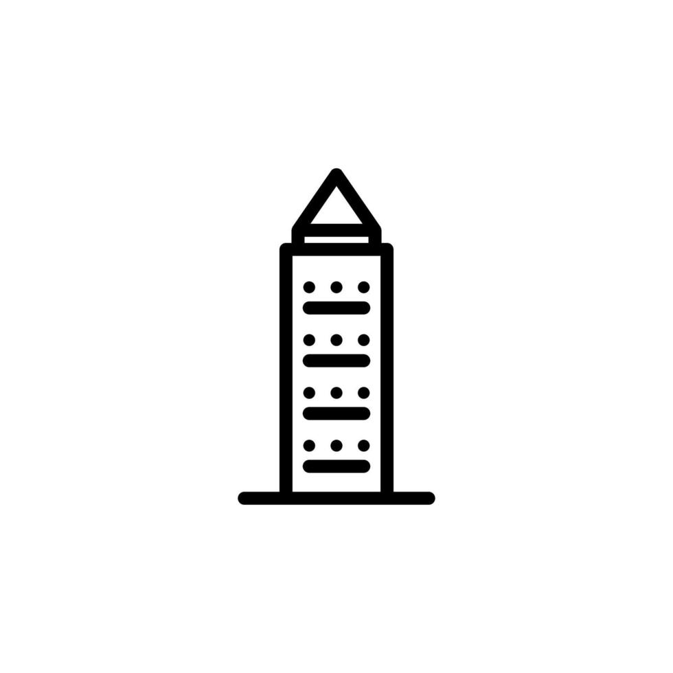 Gebäude die Architektur Vektor Symbol Illustration