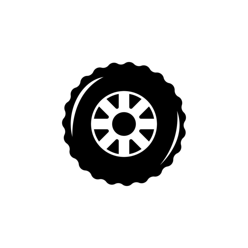 Offroad Rad Vektor Symbol Illustration