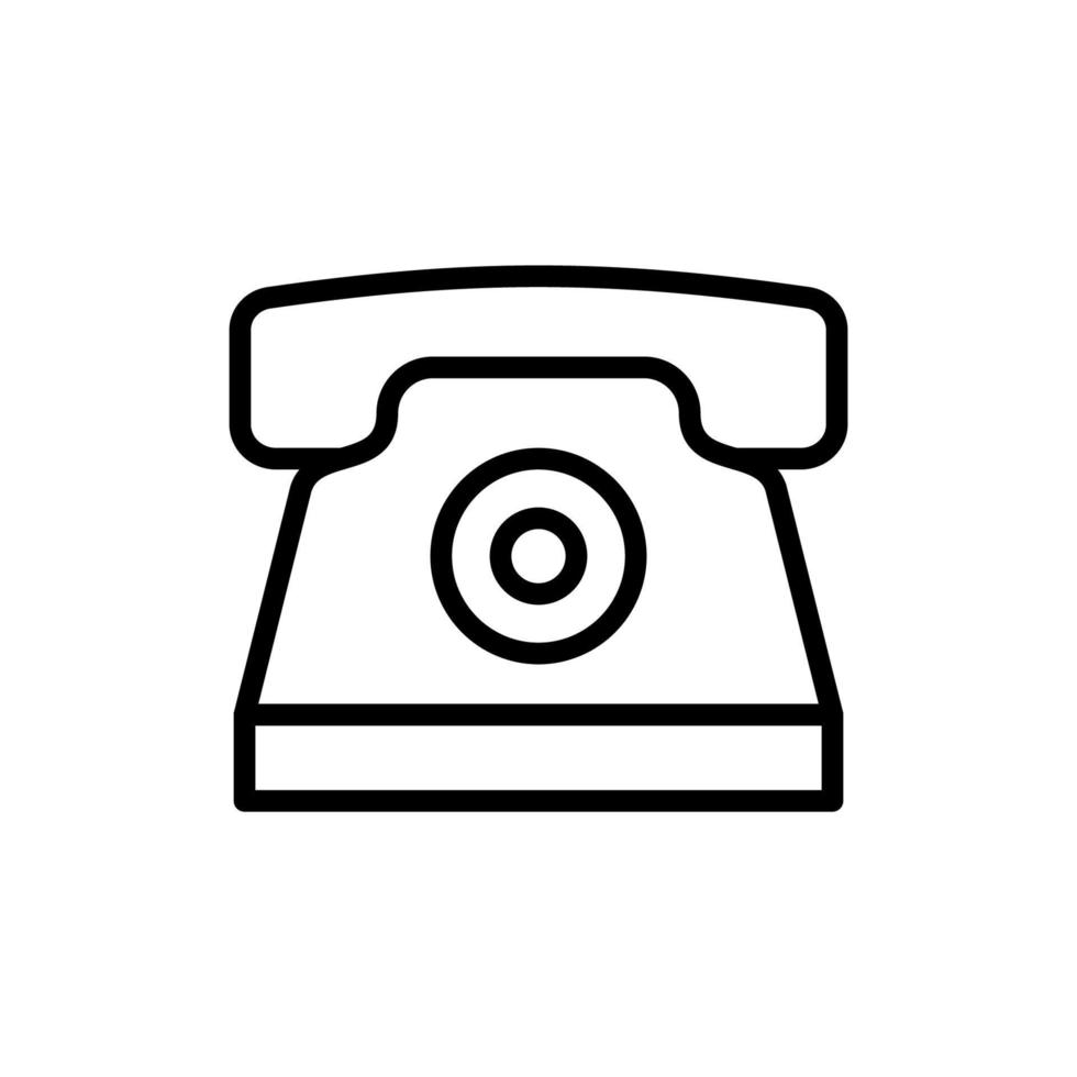 Telefon, Festnetz Vektor Symbol Illustration
