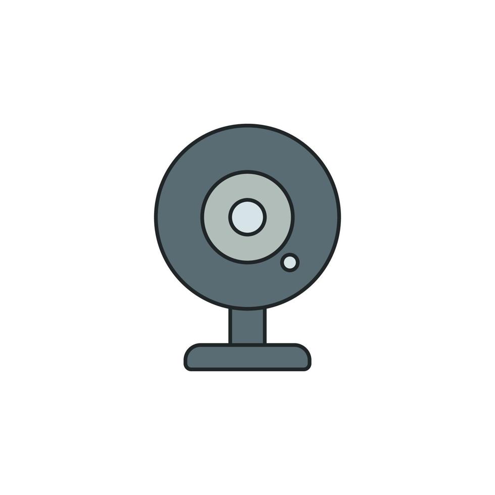 Webcam Vektor Symbol Illustration