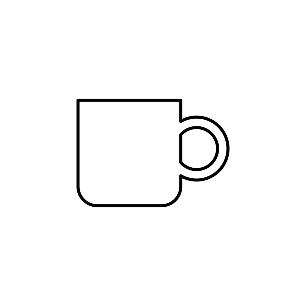 Tasse Vektor Symbol Illustration