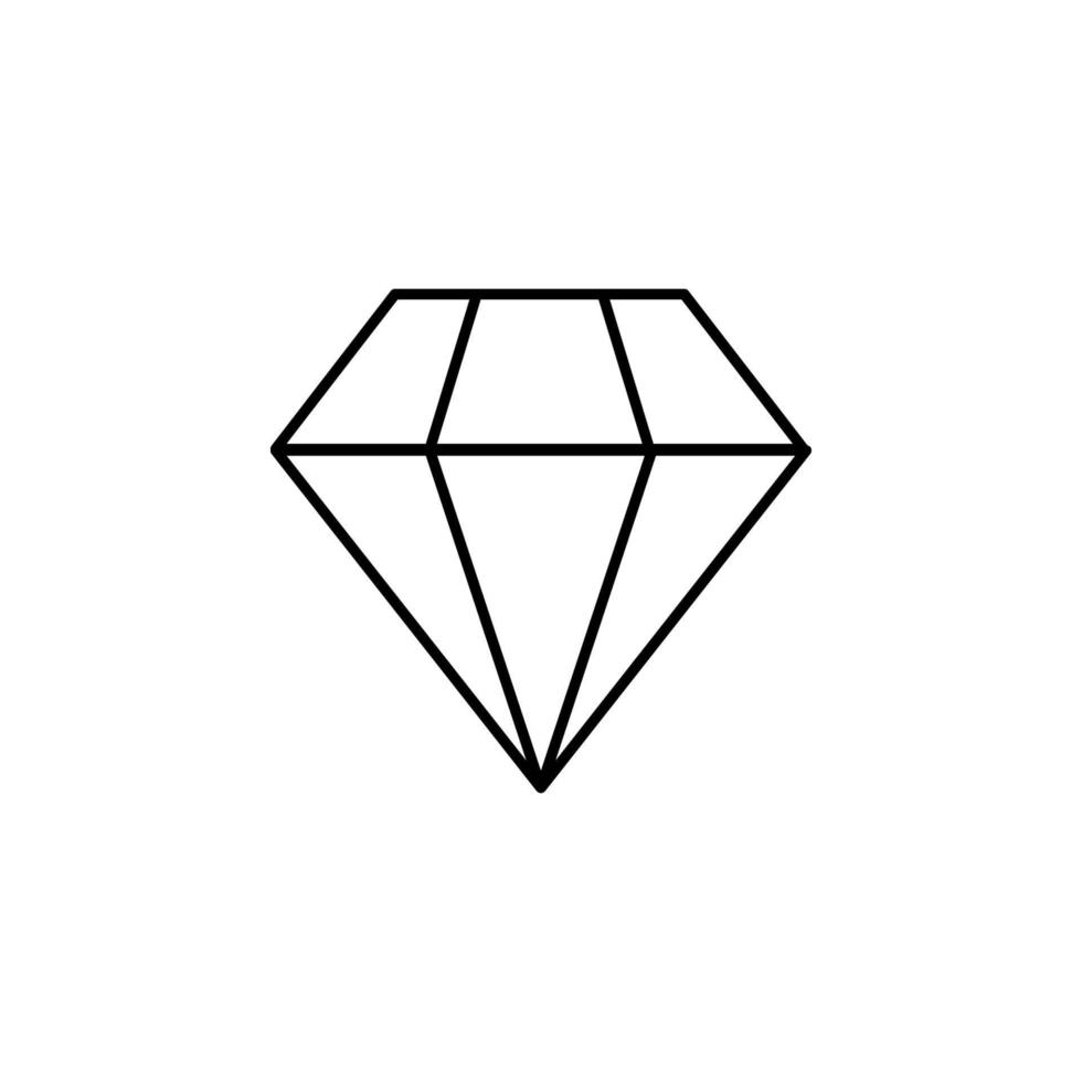 abwischen, Diamant Vektor Symbol Illustration