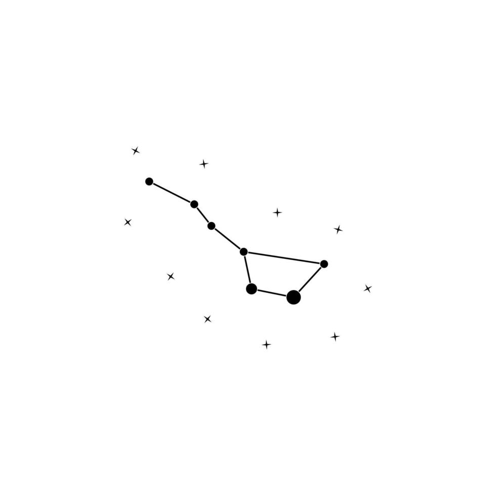 Konstellation Vektor Symbol Illustration