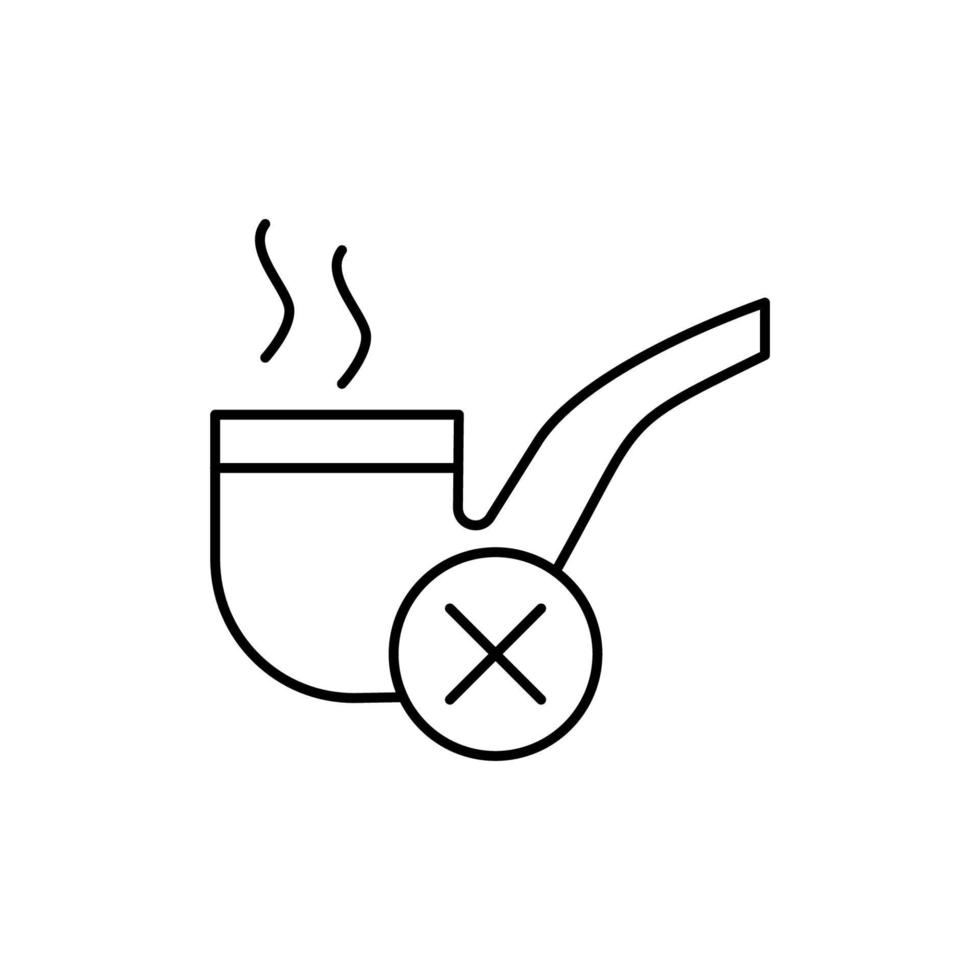 Zigarette, Tabak Rohr Vektor Symbol Illustration