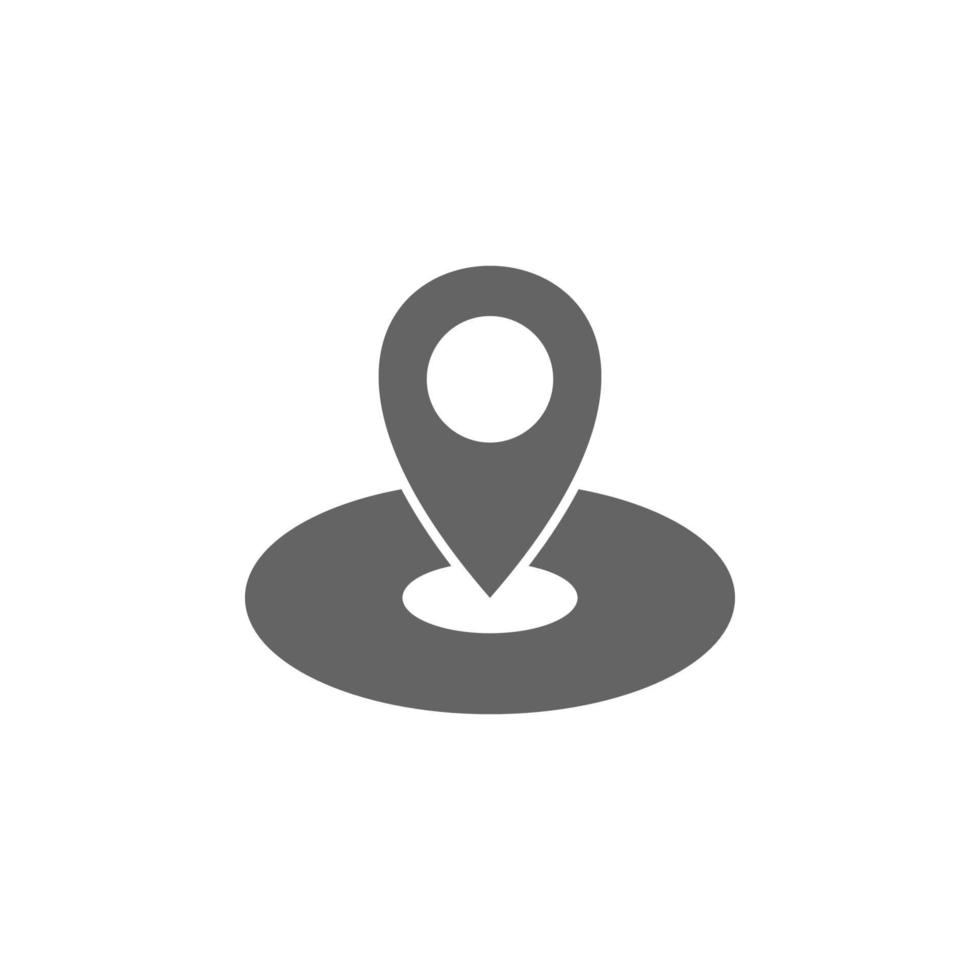 Koordinate, GPS, Ort Vektor Symbol Illustration