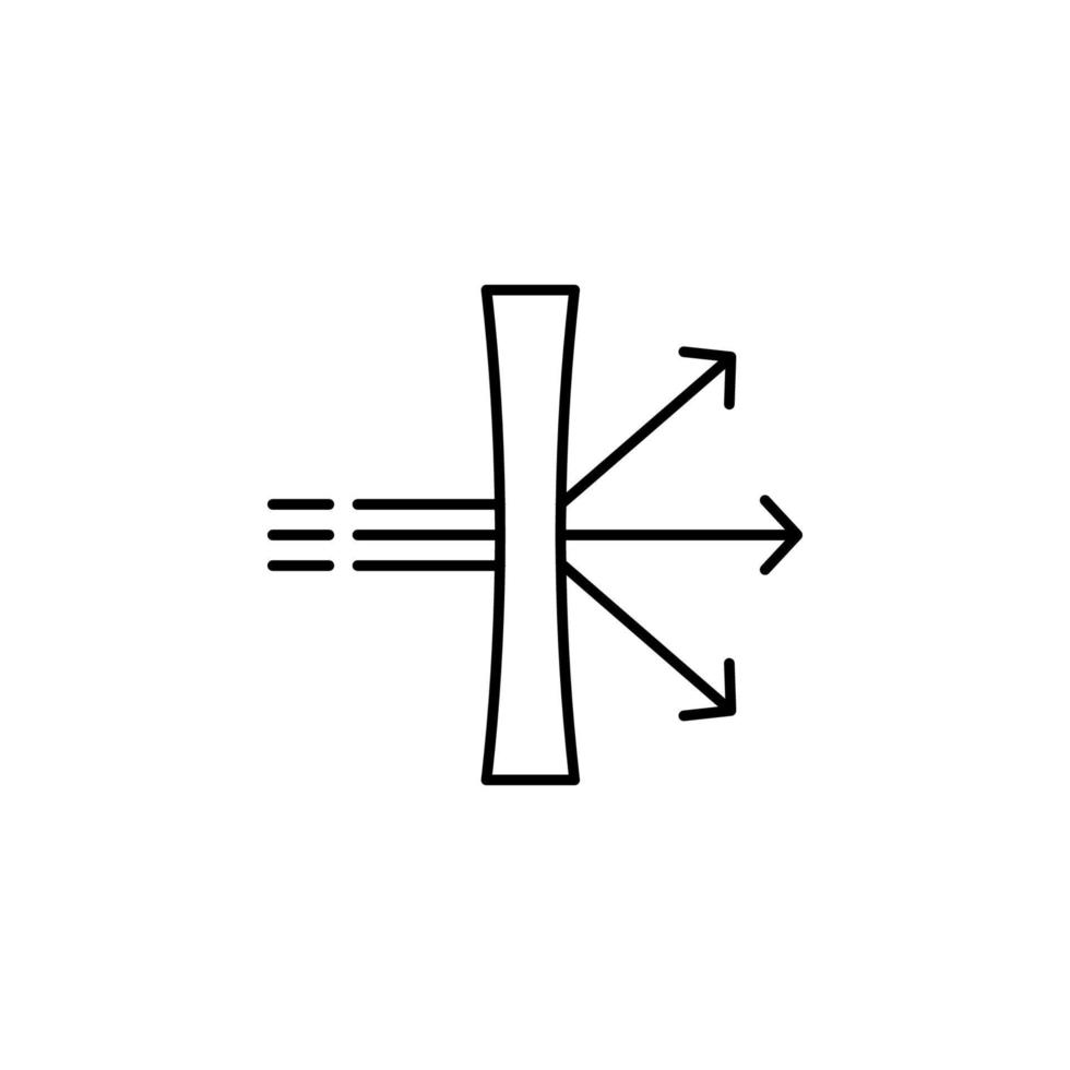 dispersion vektor ikon illustration