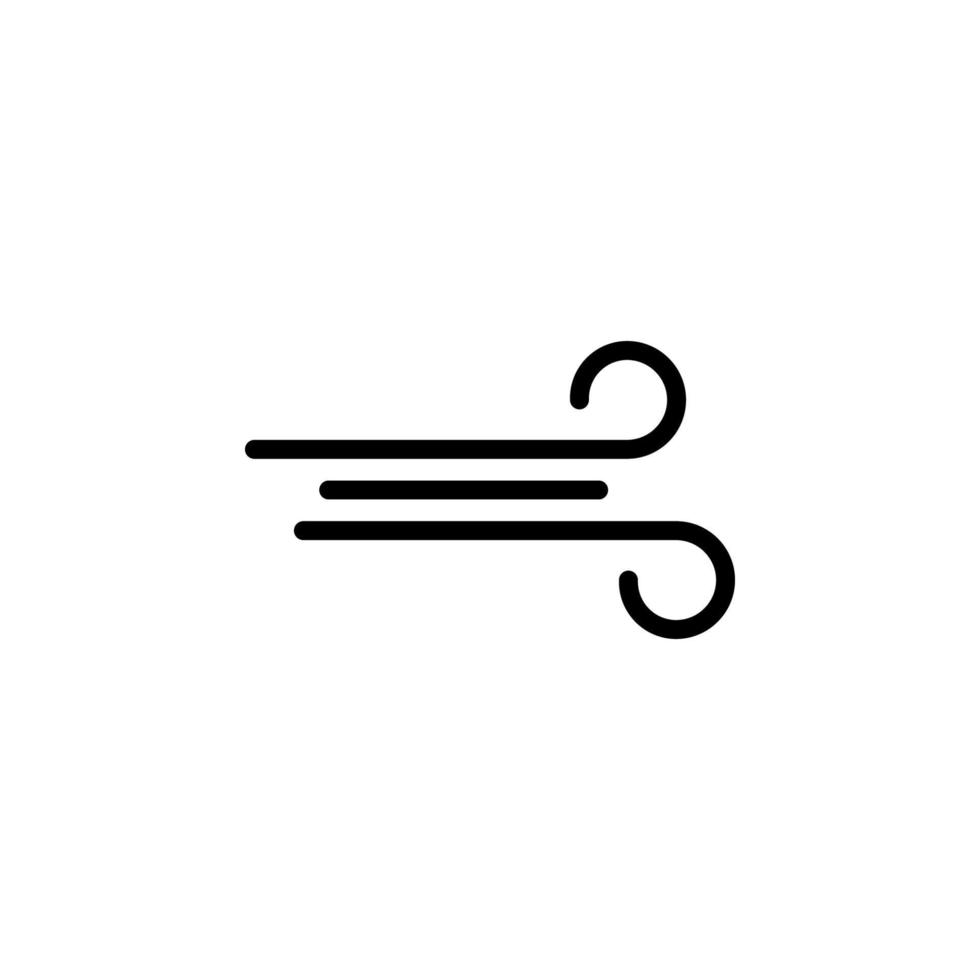 Wind Zeichen Vektor Symbol Illustration