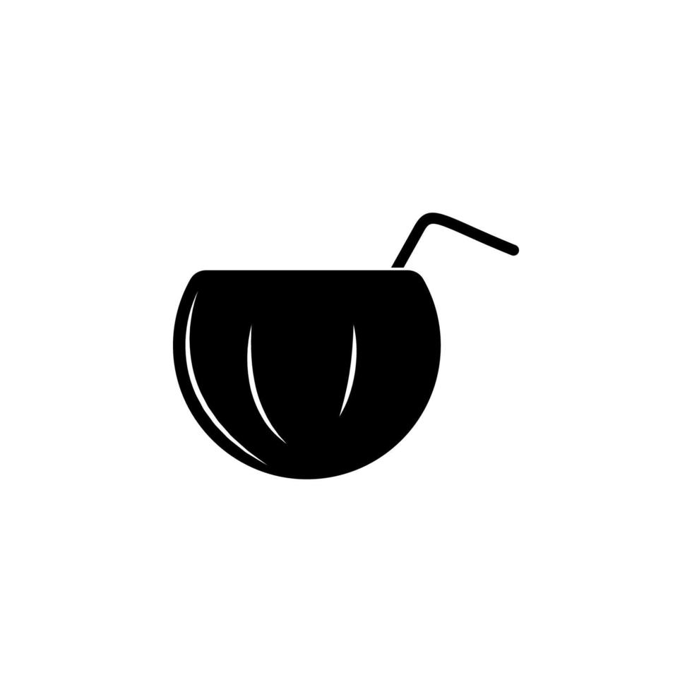 tropisch Cocktail Vektor Symbol Illustration