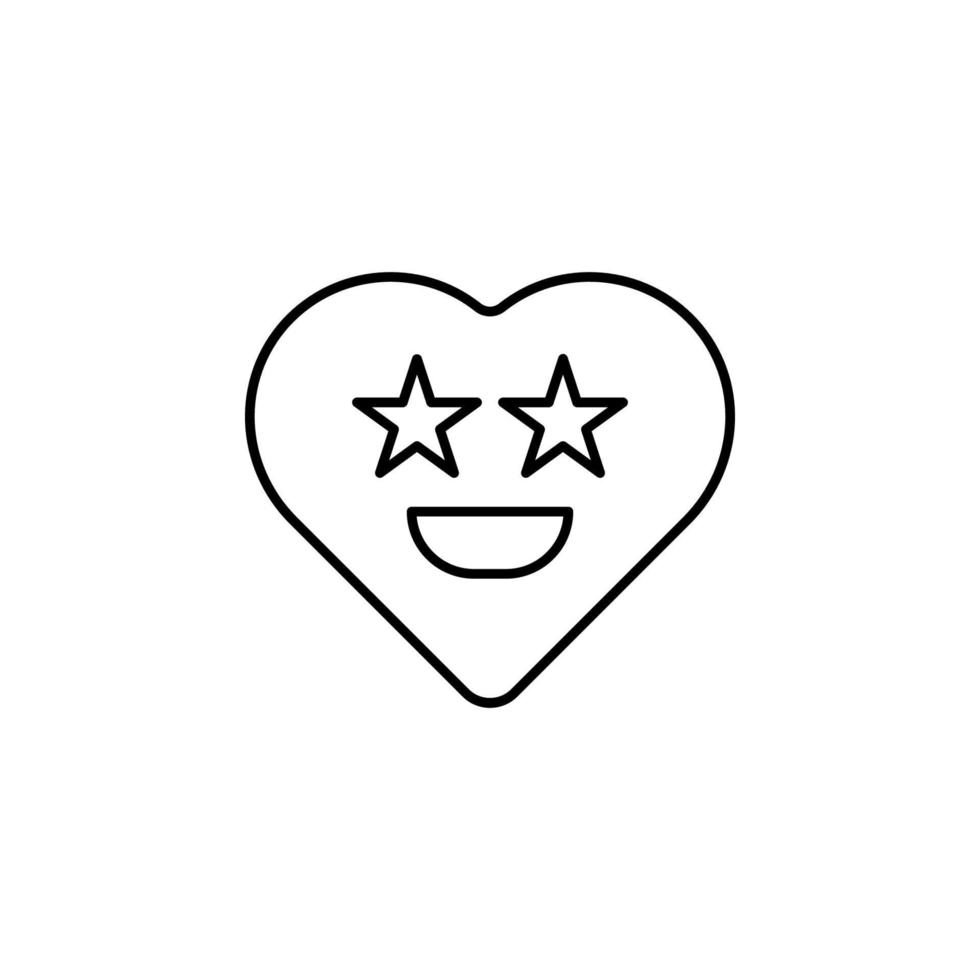 Emoji aufgeregt Vektor Symbol Illustration