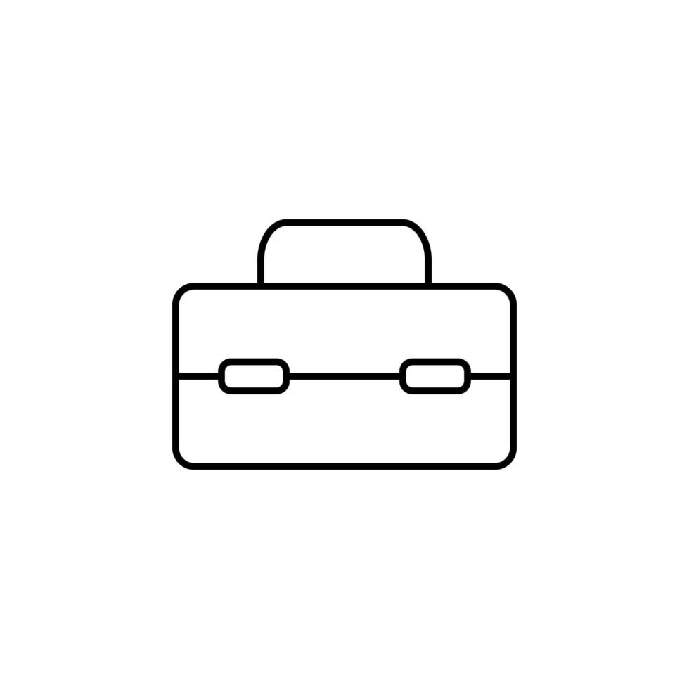 instrument låda begrepp linje vektor ikon illustration