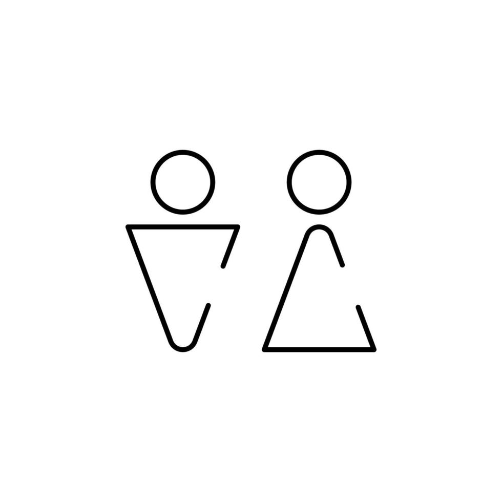 Toilette Vektor Symbol Illustration