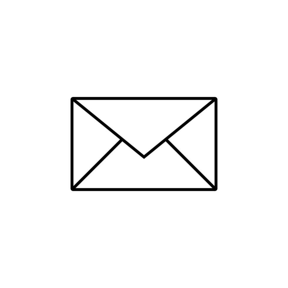Schreiben Mail Vektor Symbol Illustration