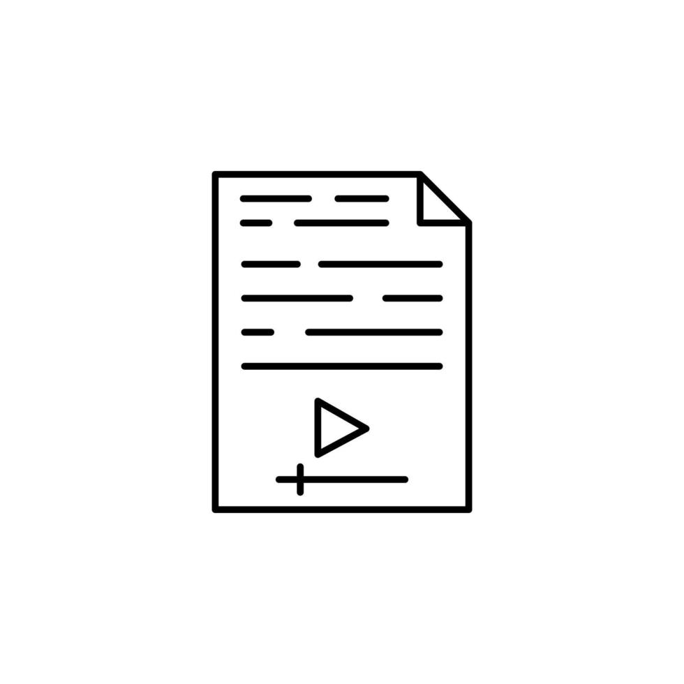 uppkopplad video vektor ikon illustration