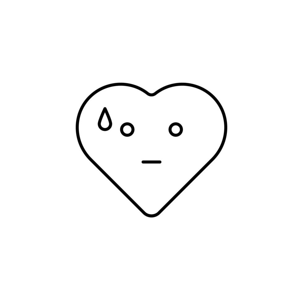 tvivel emoji vektor ikon illustration