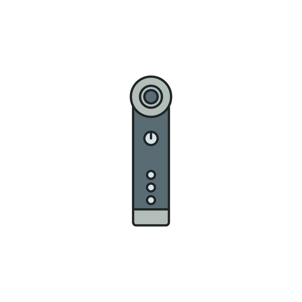 hand video kamera vektor ikon illustration