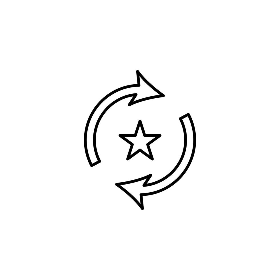 pilar, ui, uppdatera, rotera vektor ikon illustration