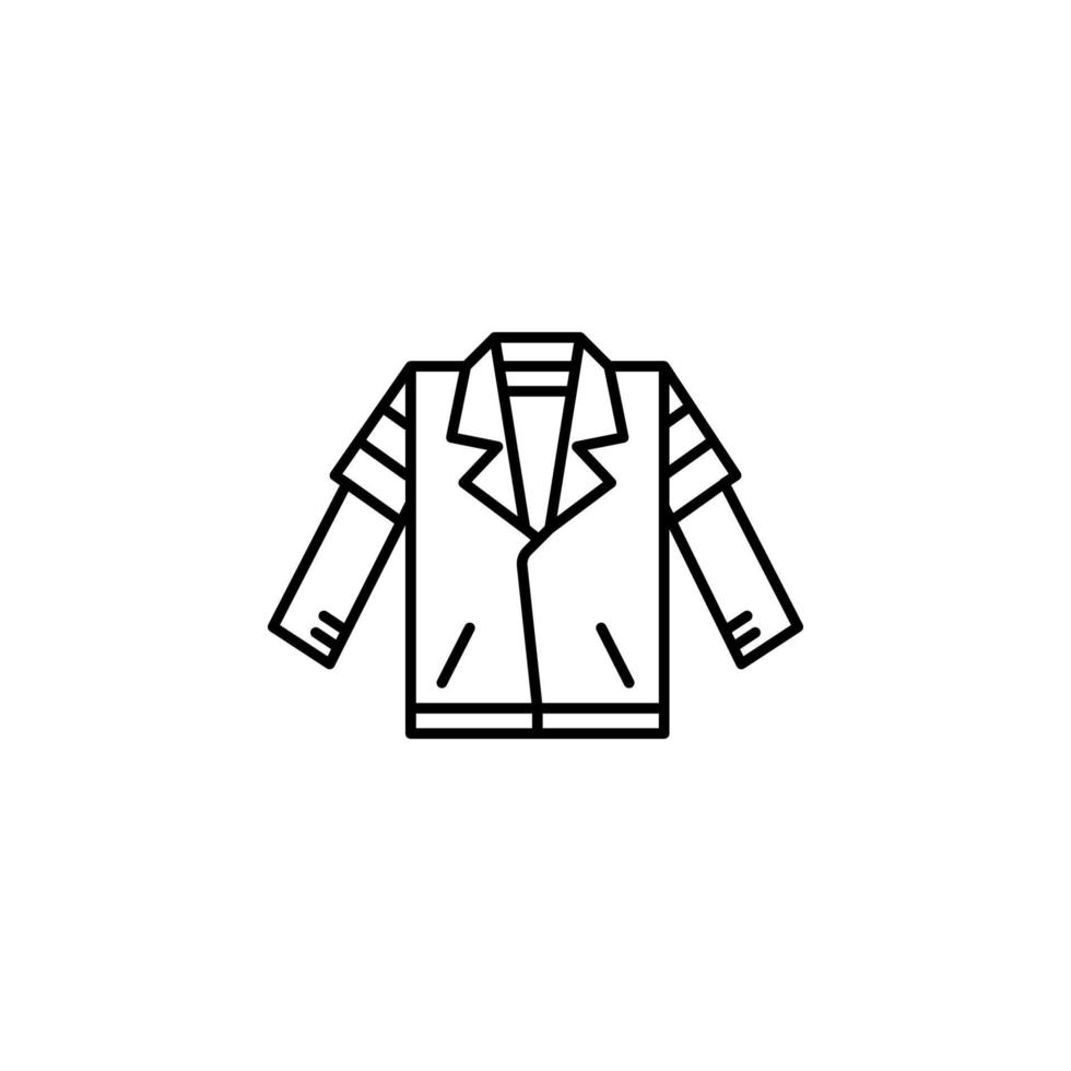 Felsen Jacke Vektor Symbol Illustration