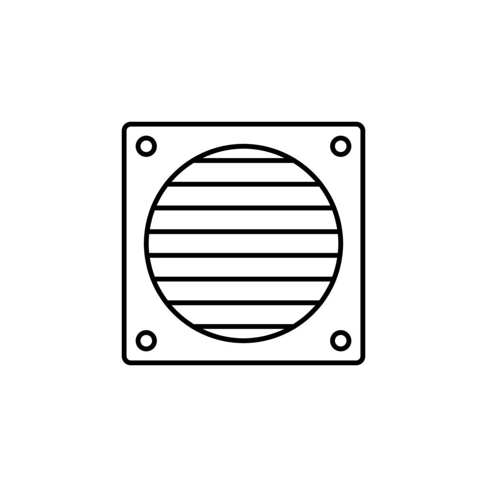 Auspuff Kapuze Vektor Symbol Illustration