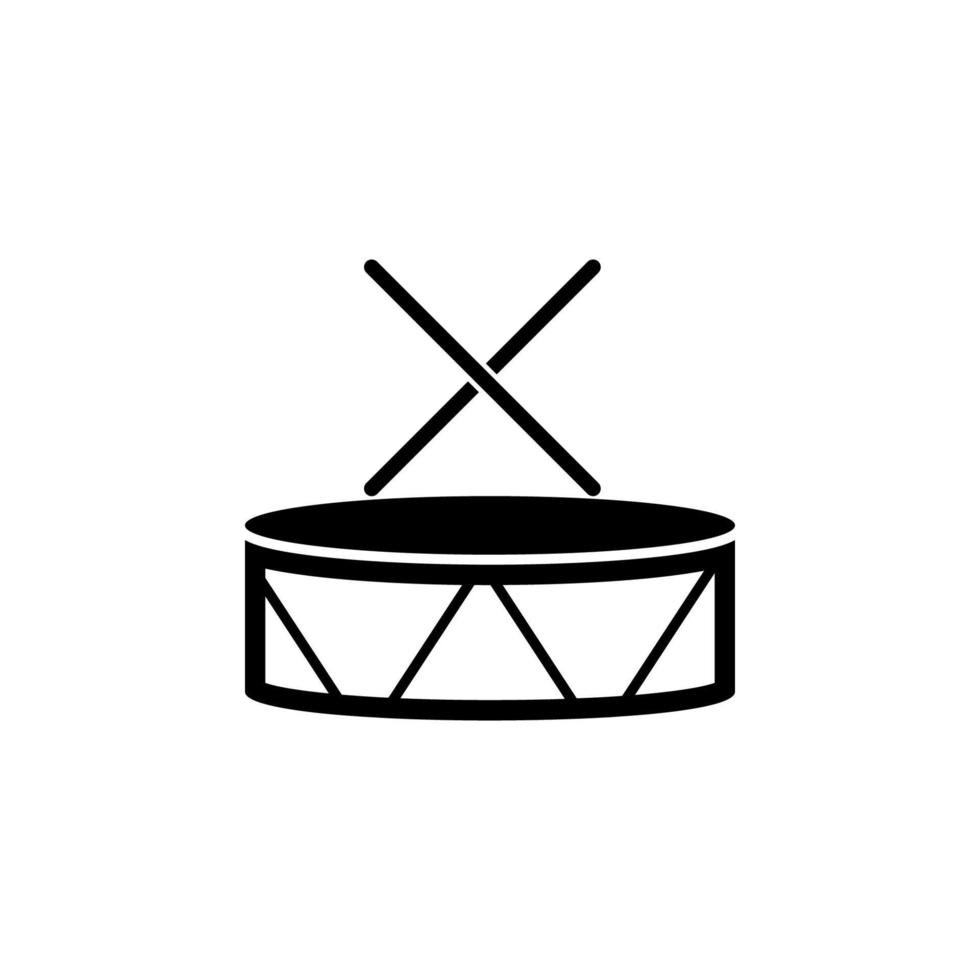 Trommel Vektor Symbol Illustration