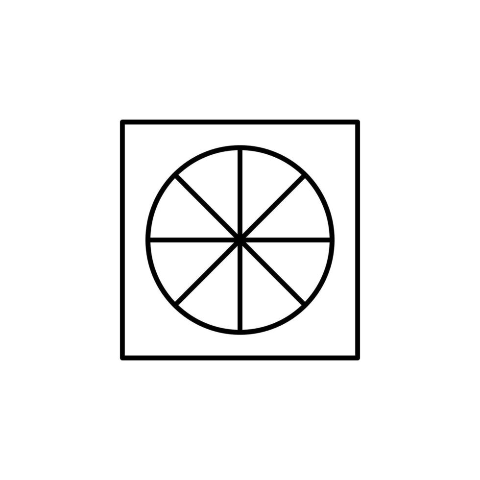 Pizza, Essen Vektor Symbol Illustration