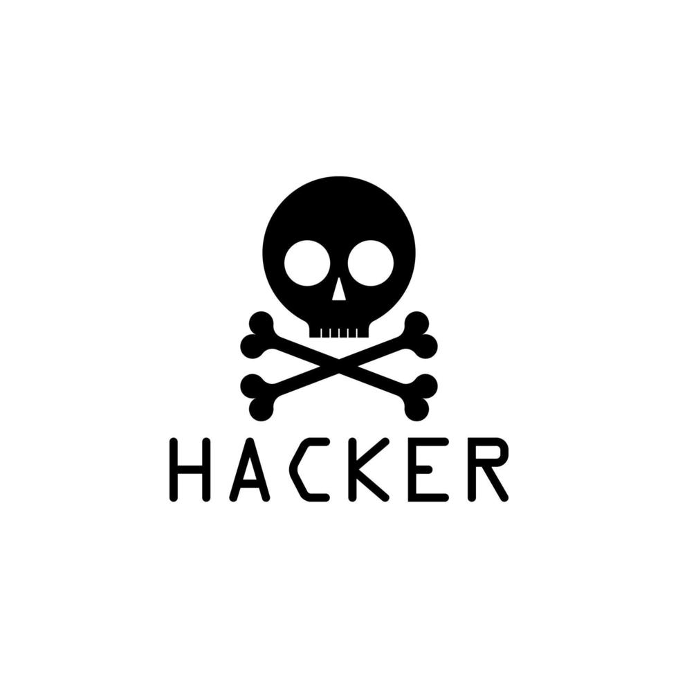 Zeichen von Hacker Vektor Symbol Illustration