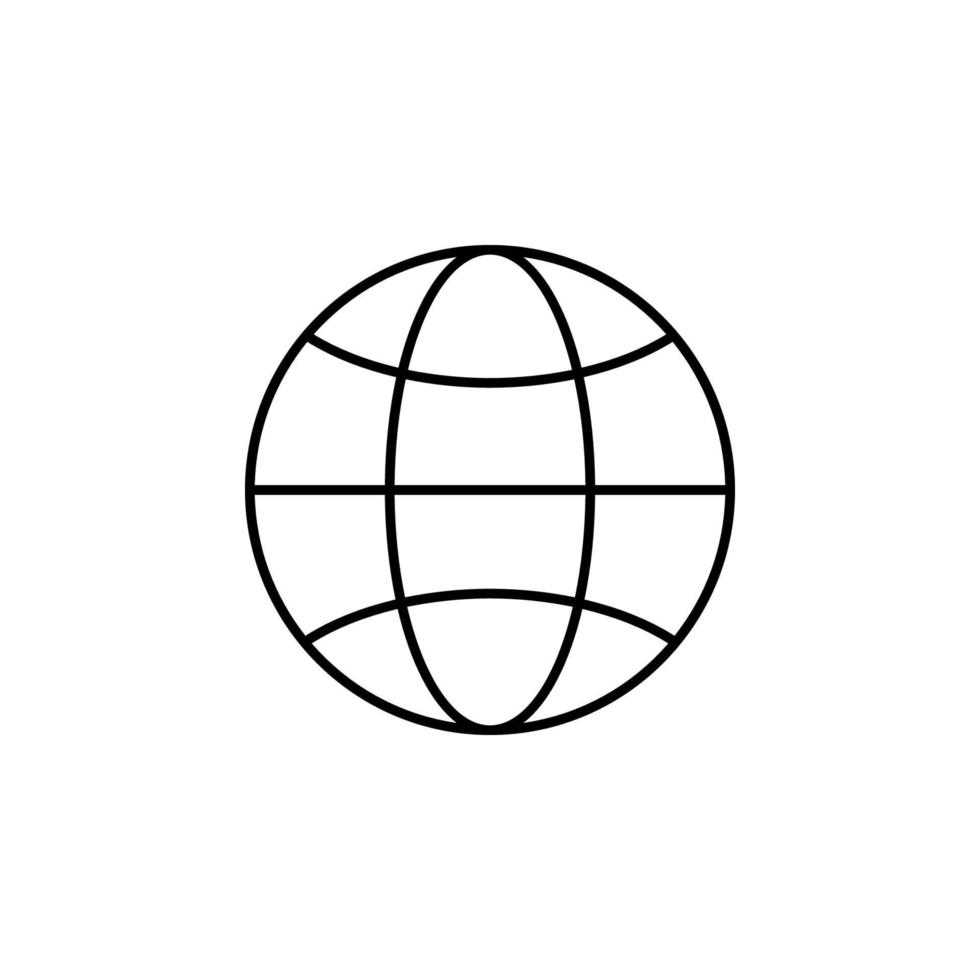 Welt Vektor Symbol Illustration