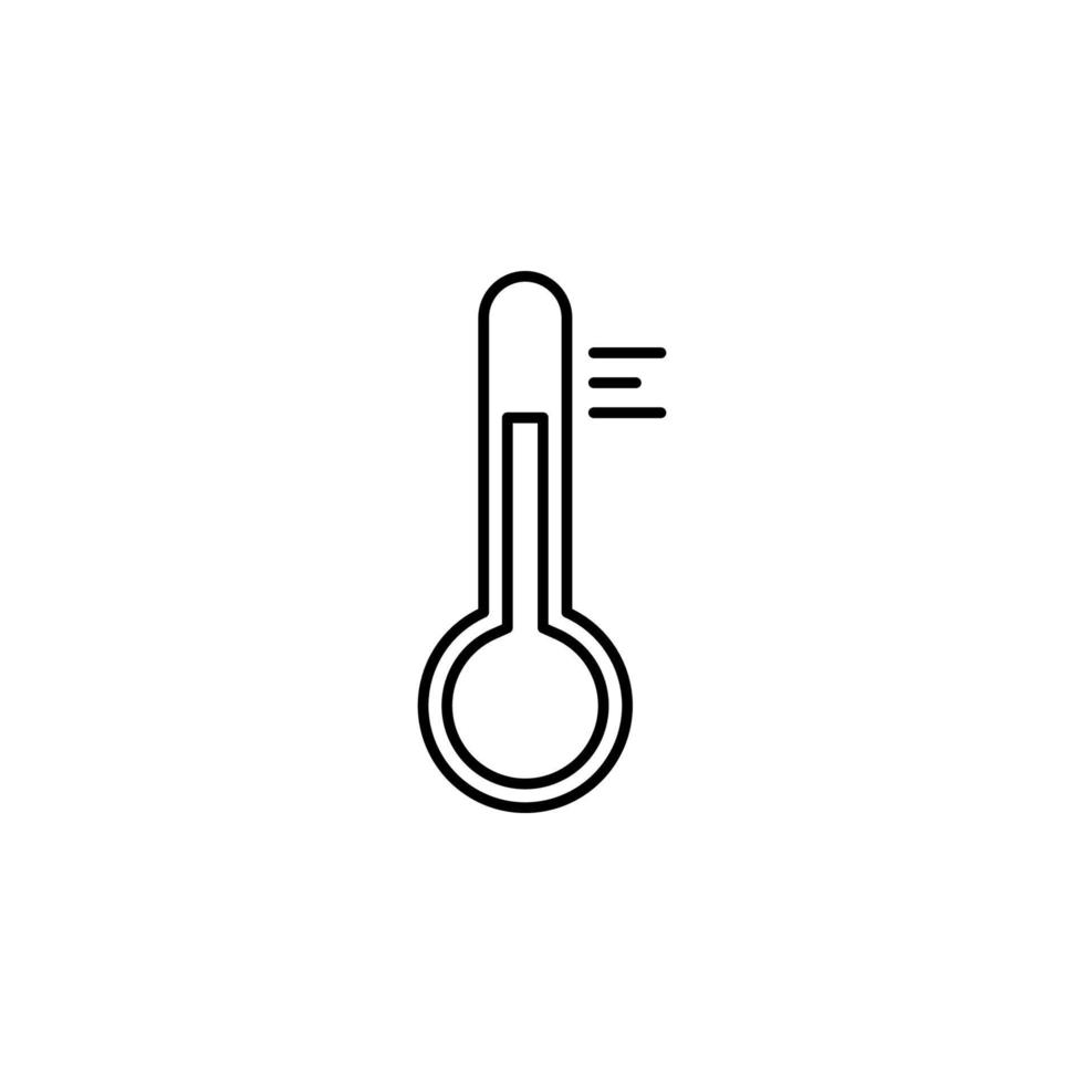 bil temperatur vektor ikon illustration