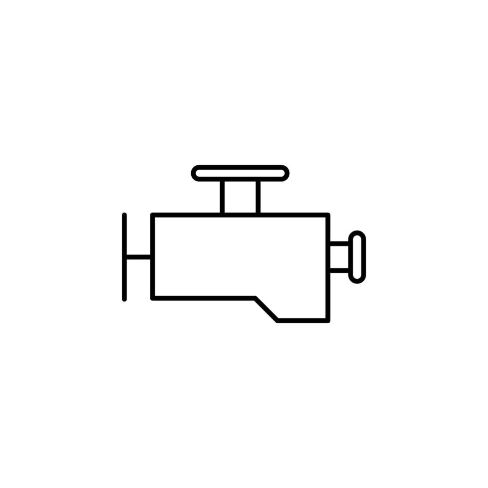 Motor Instandhaltung Vektor Symbol Illustration