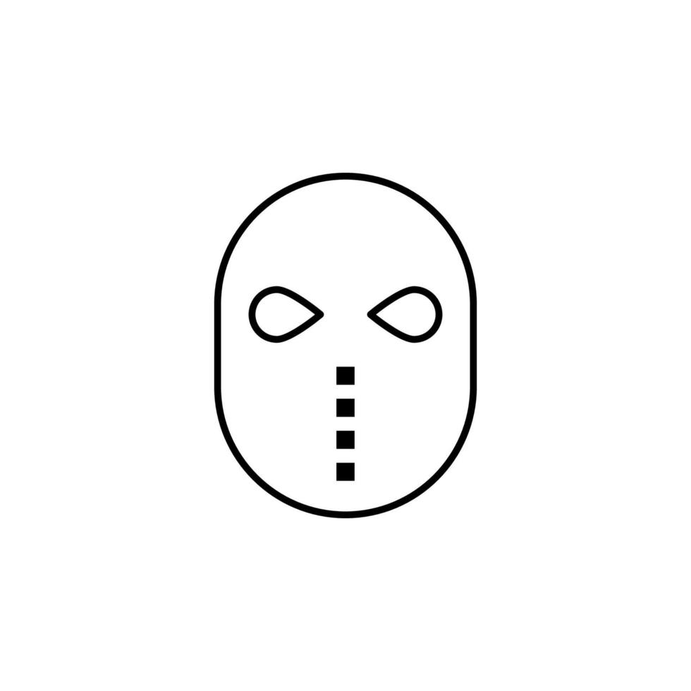 Helm Maske Vektor Symbol Illustration