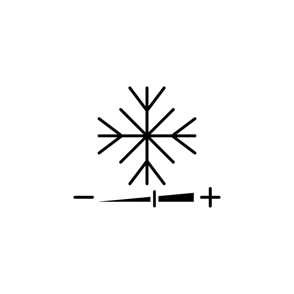 Auto Temperatur Vektor Symbol Illustration