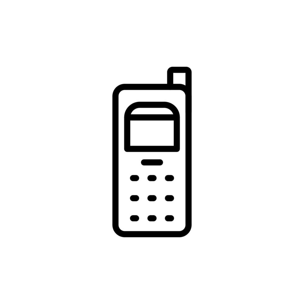 Telefon, Handy, Mobiltelefon, Technologie Vektor Symbol Illustration